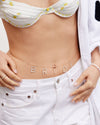 Bride Belly Chain - charm belly chain