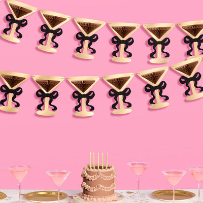 Espresso Martini Banner - 3D paper banner