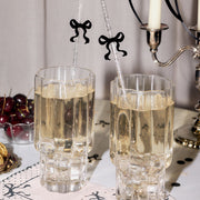 Little Black Bow Straws - 12 reusable straws