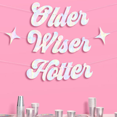 The Motto Banner 2.0 - iridescent foil banner