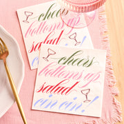 Cheers Cocktail Napkins - 25 paper napkins