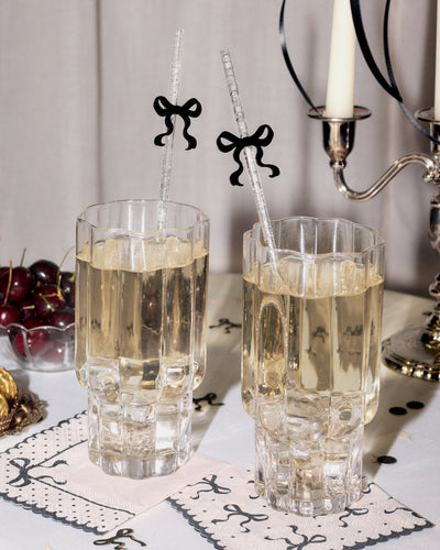 Little Black Bow Straws Bundle