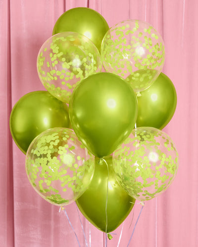 Lime Green Balloon Pack Bundle