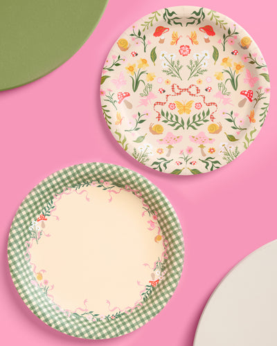 Garden Fairy Plates - 24 paper plates