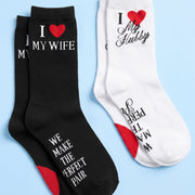 Perfect Pair Couples Socks - Cotton Blend Socks