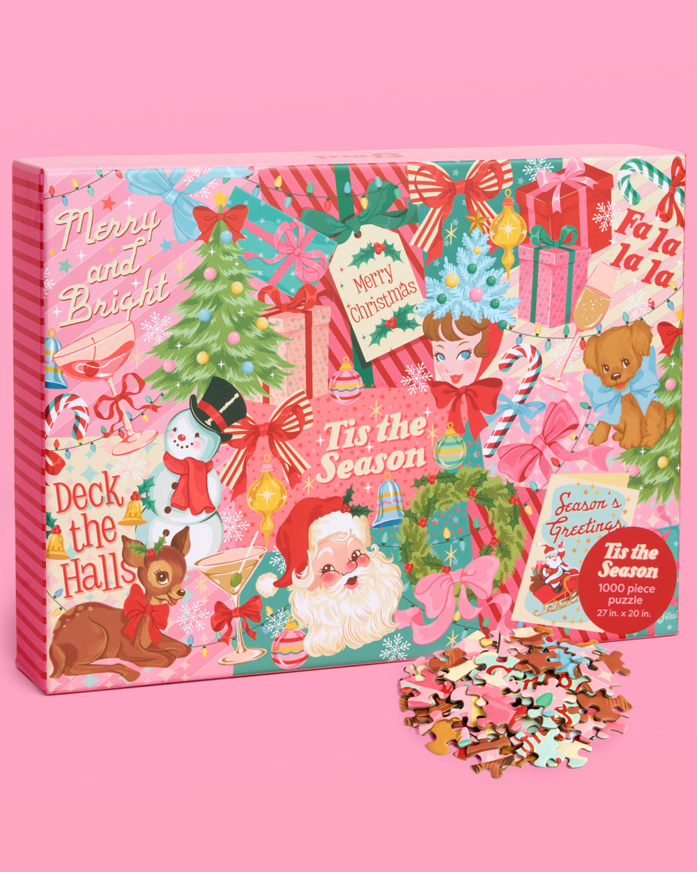 Pinkmas Puzzle - 1000 pc jigsaw puzzle