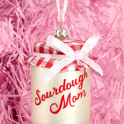 Sourdough Mom Ornament - glass ornament