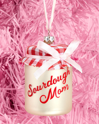 Sourdough Mom Ornament - glass ornament
