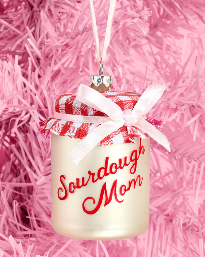 Sourdough Mom Ornament - glass ornament