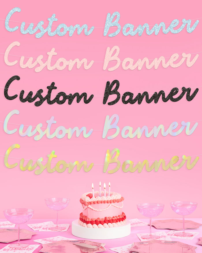Vacation Custom Banner - customizable banner