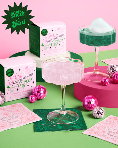 Pink + Green Glitter Bombs Bundle