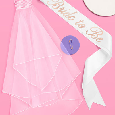 Love in Luxe Kit - bride to be sash + veil