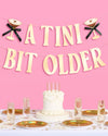 Espresso Tini Bit Older Banner - gold foil banner