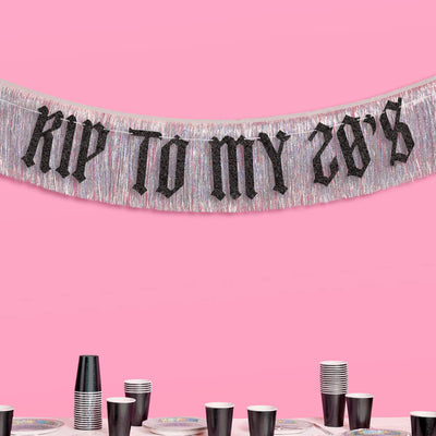 RIP To My 20s Banner - two piece banner