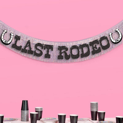 Last Rodeo Banner - two piece banner