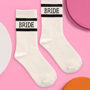 Black Bride Socks - ivory tube socks