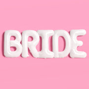XL BRIDE Balloons - 40" white matte balloons