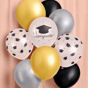 Congrats Grad Balloon Pack - 24 latex balloons