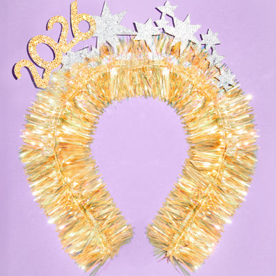 NYE 2026 Headband - fringe headband