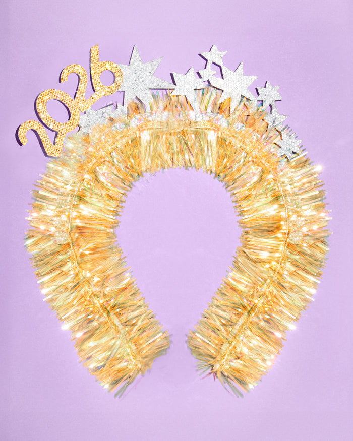 NYE 2026 Headband - fringe headband