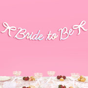 Tying The Knot Banner - iridescent foil banner