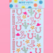 Western Cowgirl Gem Set - 44 adhesive face gems