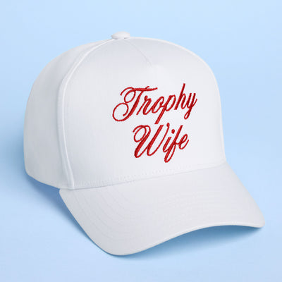 Trophy Wife Trucker Hat - embroidered hat