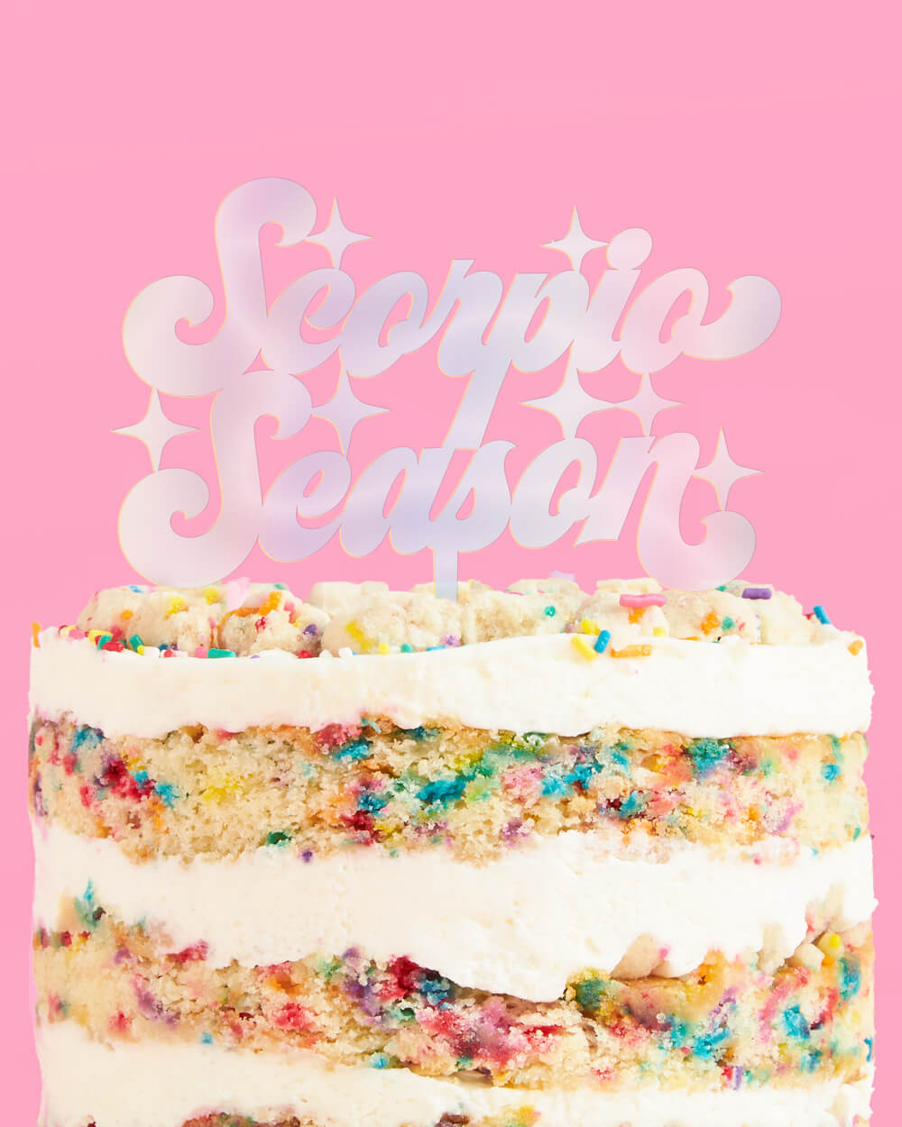 Scorpio Season Topper - acrylic cake topper