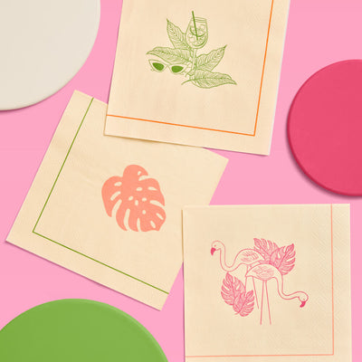 Palm Royale Napkins - 24 paper napkins