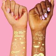 Sippin’ Pretty Tats - 54 foil temporary tattoos