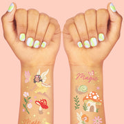 Woodland Fairy Tats - 84 foil temporary tattoos