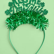 Kiss Me I'm Irish Headband - tinsel headband