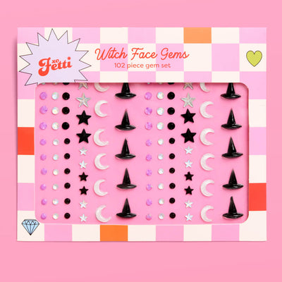 Witch Face Gems - 102 piece iridescent gem set