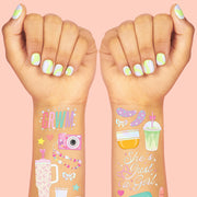 Preppy Beauty Tattoo - 52 temporary tattoos