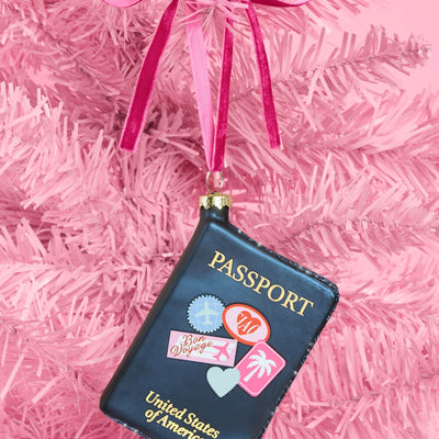 Bon Voyage Ornament - Printed Holiday Ornament