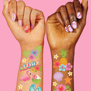 Tropical Tattoos - 74 temporary tattoos