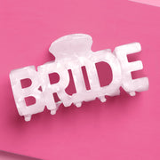 Bride Claw Clip - white acrylic claw clip
