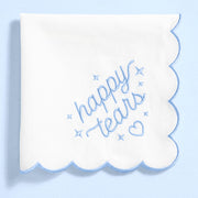 Happy Tears Hanky - embroidered handkerchief
