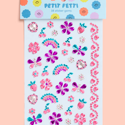 Dreamy Face Gem Set - 38 adhesive face gems