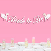 Swan to Be Banner - iridescent foil banner