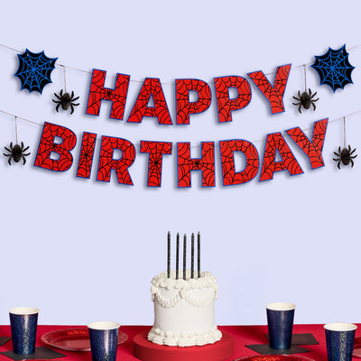 Spider Web 🕸️ Banner - 3D paper banner