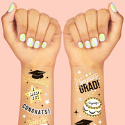 Class of '26 Tats - 48 foil temporary tattoos