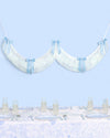 Something Blue Fringe - layered fringe + satin bows