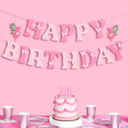 Garden Fairy Banner - 3D paper banner
