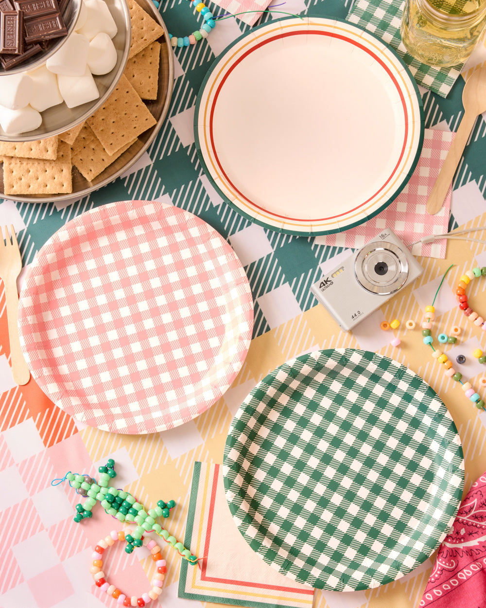 Camp Bride Plates - 24 matte paper plates | xo, Fetti