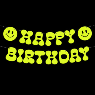 Rave Girl Banner - matte neon banner