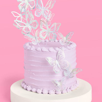 Butterfly Cake Topper - 3D foil cake topper