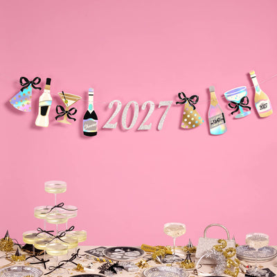 2027 NYE Banner - foil party banner