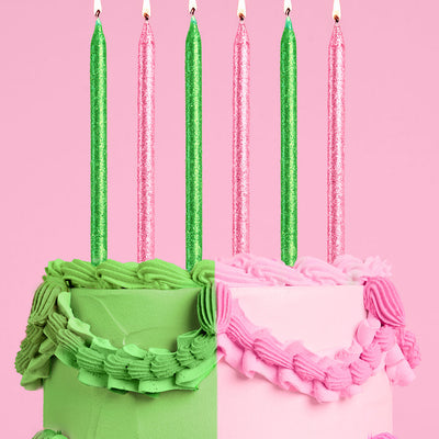 Emerald City Candles - 10 glitter candles