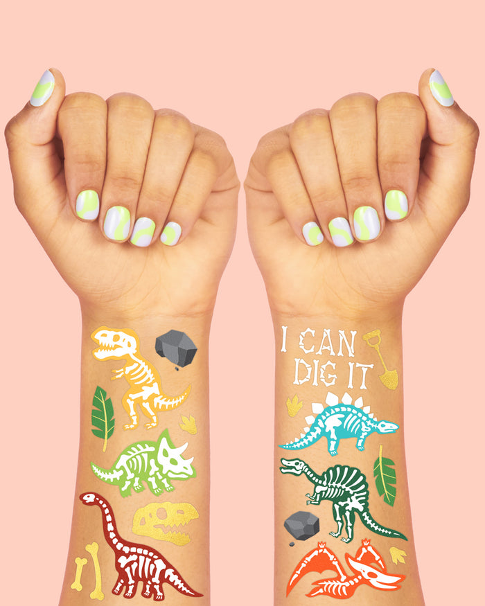 Dinosaur Tattoos - 36 temporary tattoos